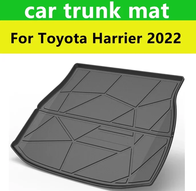 

For Toyota Harrier 2022 Car Rear Trunk Boot Mat Floor Mats Cargo Waterproof Car Accessory