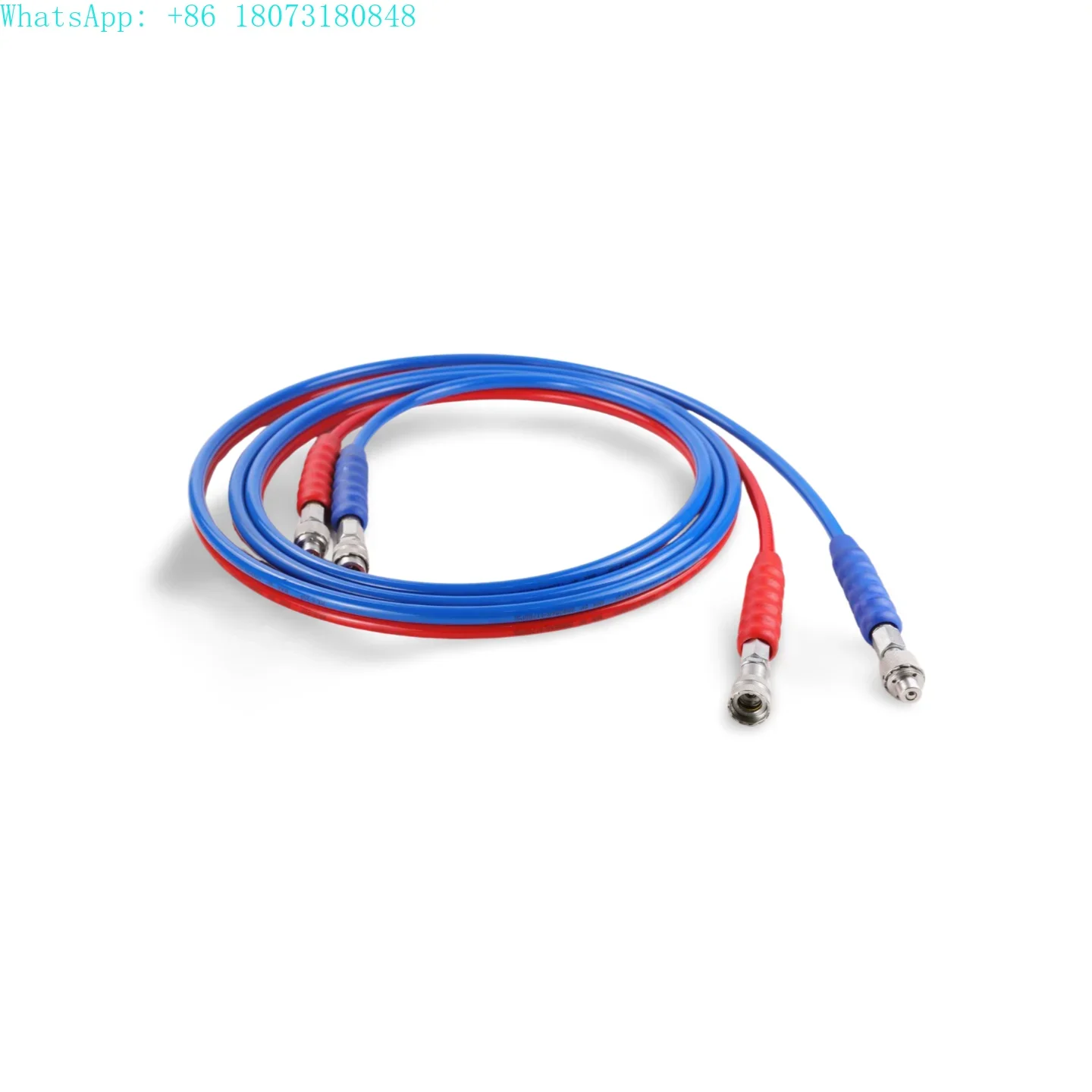 72MPa 6M Dual Hydraulic Hose Assembly With Four Layers Design Compact Structure Light Weight And Small Volume