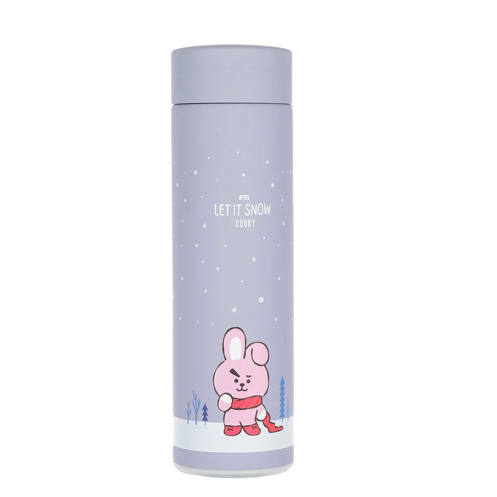Bt21Ed Kawaii Anime Rj Chimmy 304 Cangkir Vakum Baja Tahan Karat Lucu Kartun Cooky Shooky Mang 500Ml Cangkir Air
