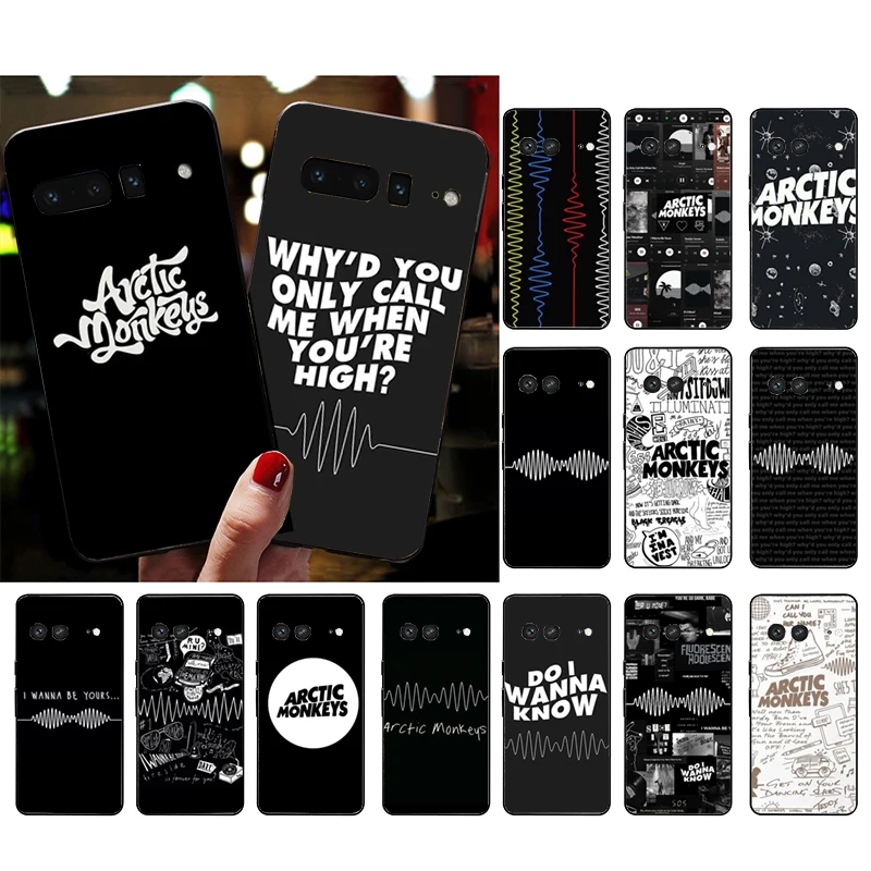 Phone Case for Google Pixel 9 Pro XL 8 7 6 Pro Pixel 8A 7A 6A 4A 3A 3XL Pixel 8 7 6 5 4 Arctic Monkeys Case