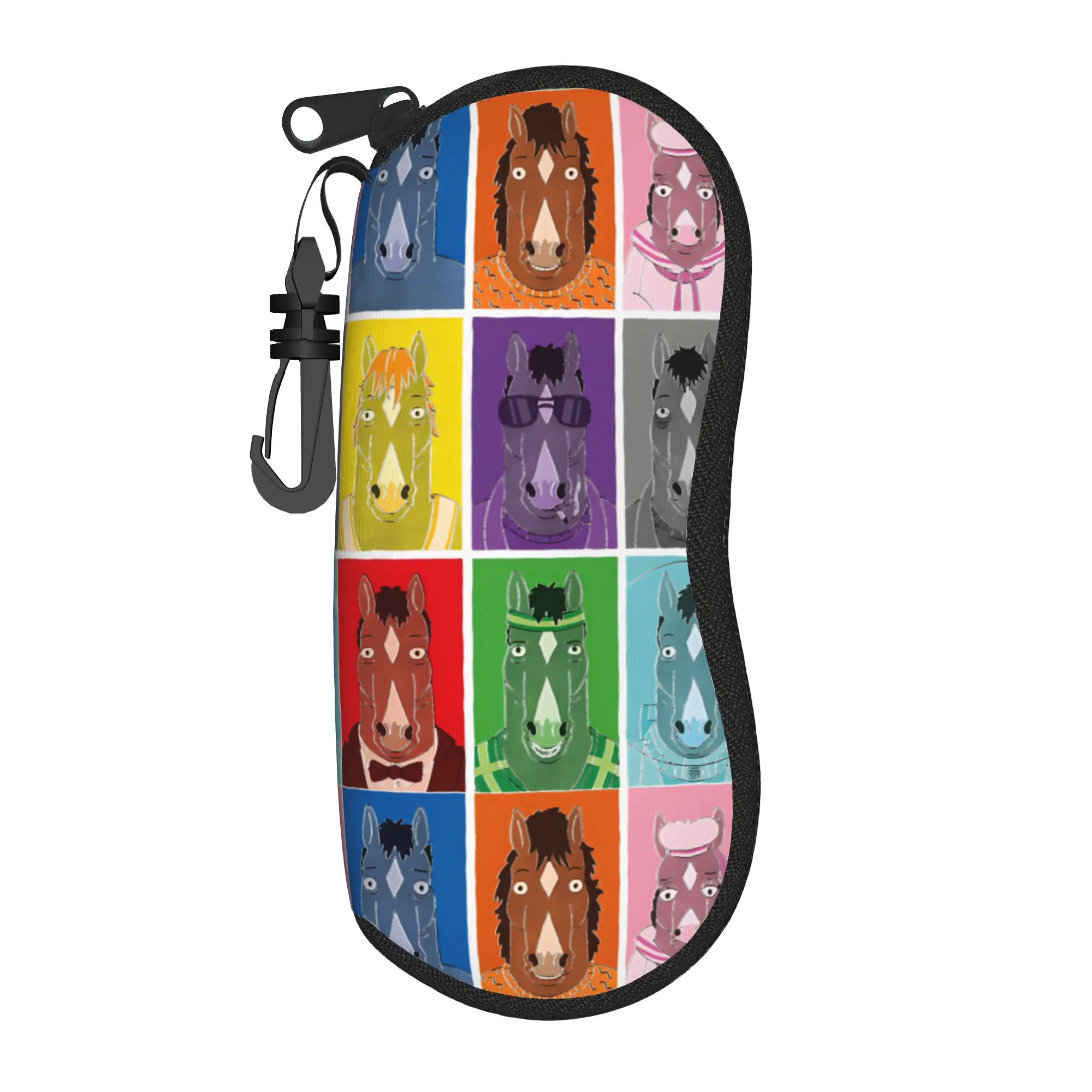 Cute Cartoon Glasses Case you're bojacks horsemans Accessories  Box  Sunglasses Storage Box Ins Style Glasses Box
