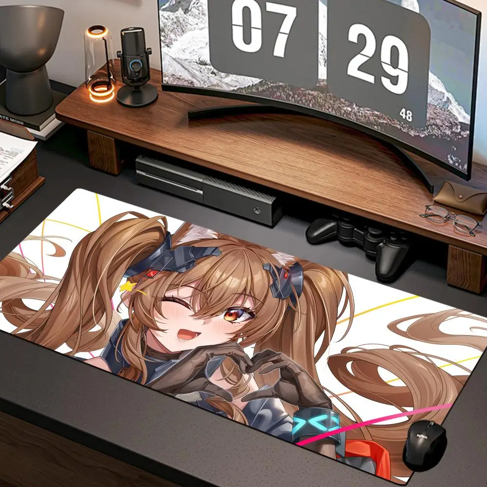 Gilberta Arknight Mauspad, neues Computer-Mauspad für Zuhause, XXL-Schreibtischmatten, Naturkautschuk, Büro, rutschfest, Gaming-Zubehör