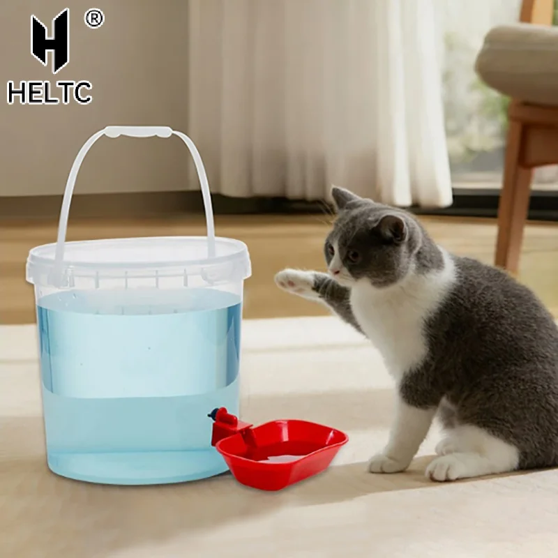3/5/8/10L Automatic Pet Water Dispenser Large Capacity Cat Dog Drinking Fountain Non-Spill Cat Dog Bowl With Auto Shut-Off