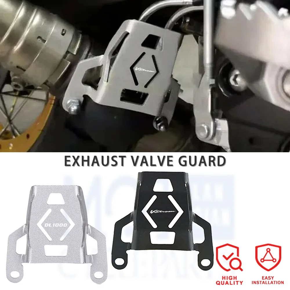 

Exhaust Air Vane Valve guard Cover Protection Brushed For SUZUKI V-STROM 1000 1000XT V STROM DL1000 14-20 Motorcycle Accessories