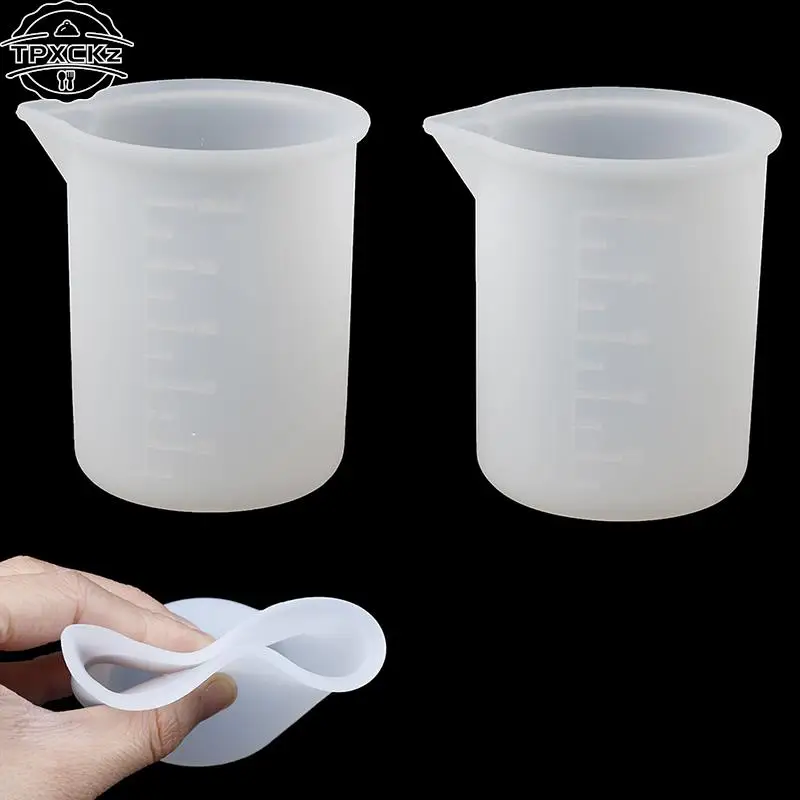 15ml-500ml Plastic Measuring Jug Cup Graduated Cooking Kitchen Bakery Tool Silicone Making Tool Transparent Mixing Cup Container