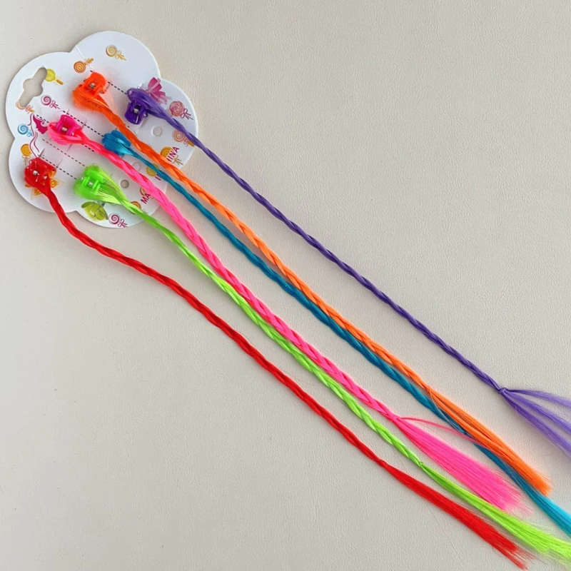 18 قطعة من وصلات الشعر الملونة للأطفال مع دبابيس بوبي، وإكسسوارات تصفيف الشعر لإكسسوارات شعر الأطفال للفتيات المراهقات #6