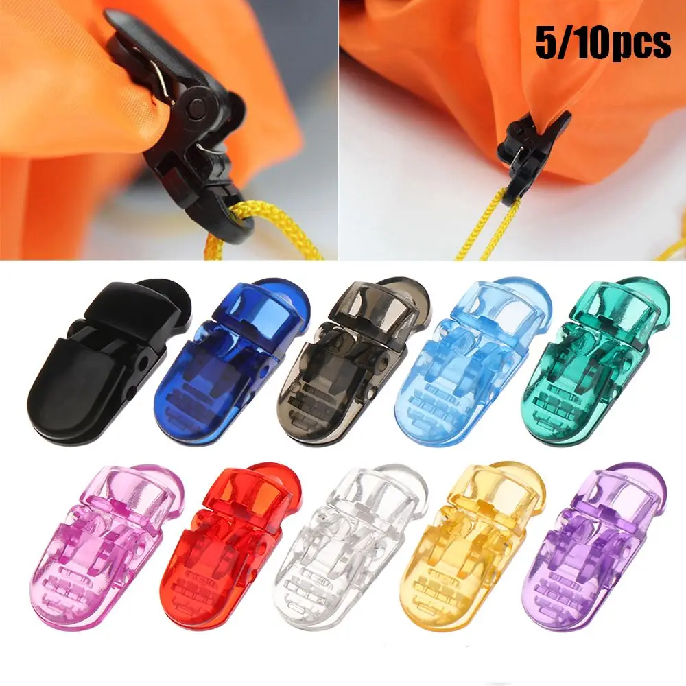 5/10Pcs Plastic Caravan jaw grip Tents Accessories Canvas Tighten tool Camping Tent Holder tarp clips Alligator Clip Hook