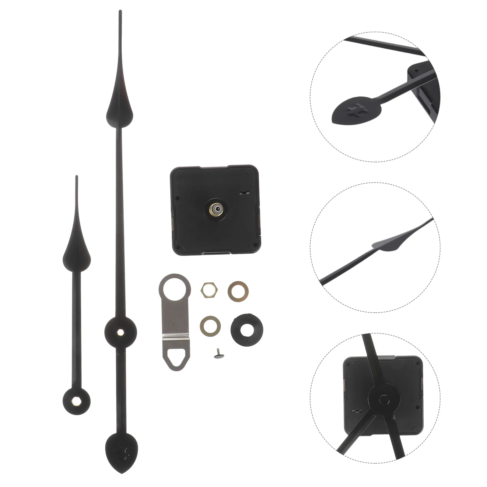 

Suite Wall Clock Components DIY Plastic Mechanisms Powered Kit Durable Movement