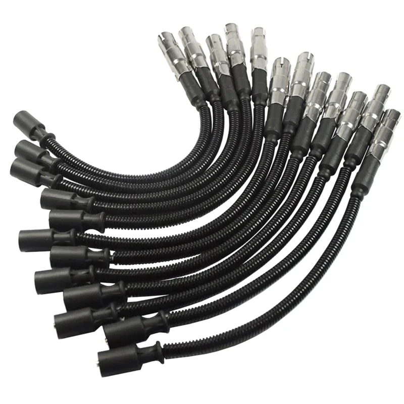 

12PC Spark Plug Wires Ignition Wire For Benz C E Class E320 W210 W203 W211 W220 W251 C240 C320 C55 1121500118 1121500218