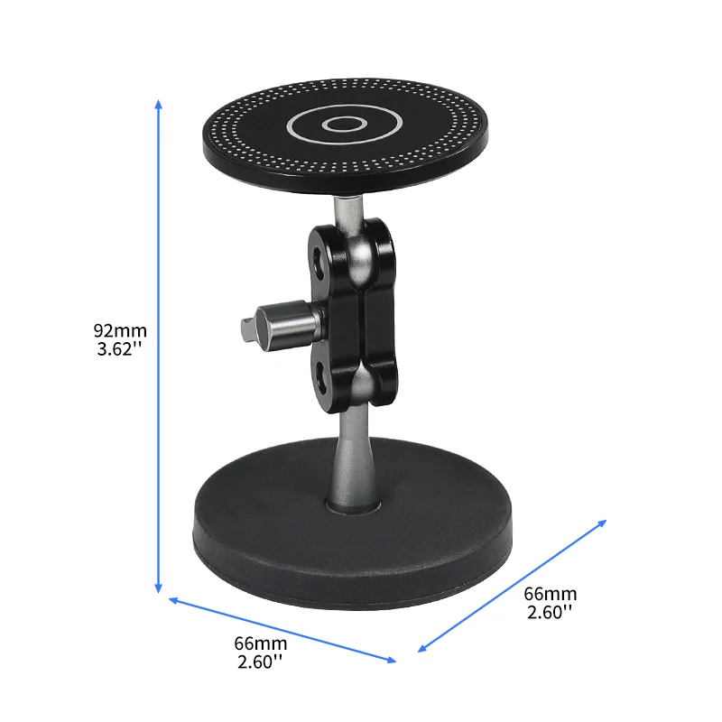 Dual Magnetic Suction Phone Bracket 360 Ball Magic Adjustable Traning Selfie Smartphone Holder Strong Magnet for iPhone Huawei