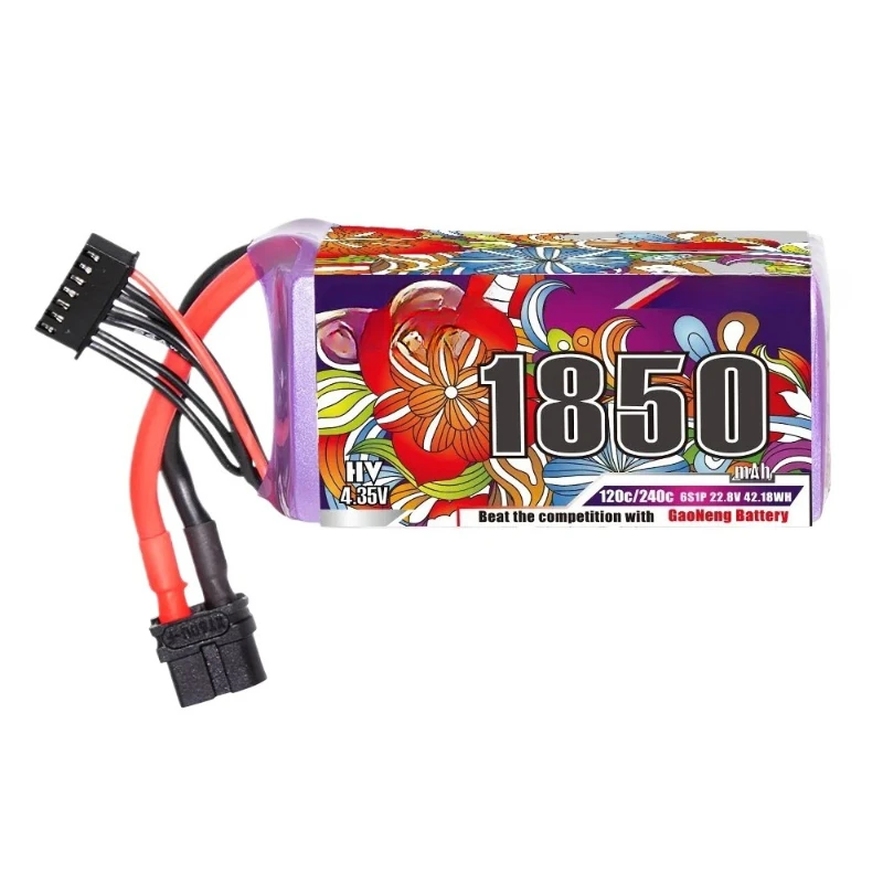 For RC FPV Racing Drone Helicopter Quadcopter GNB 6S 22.8V 1850mAh 120C/240C Lipo Battery - view 2