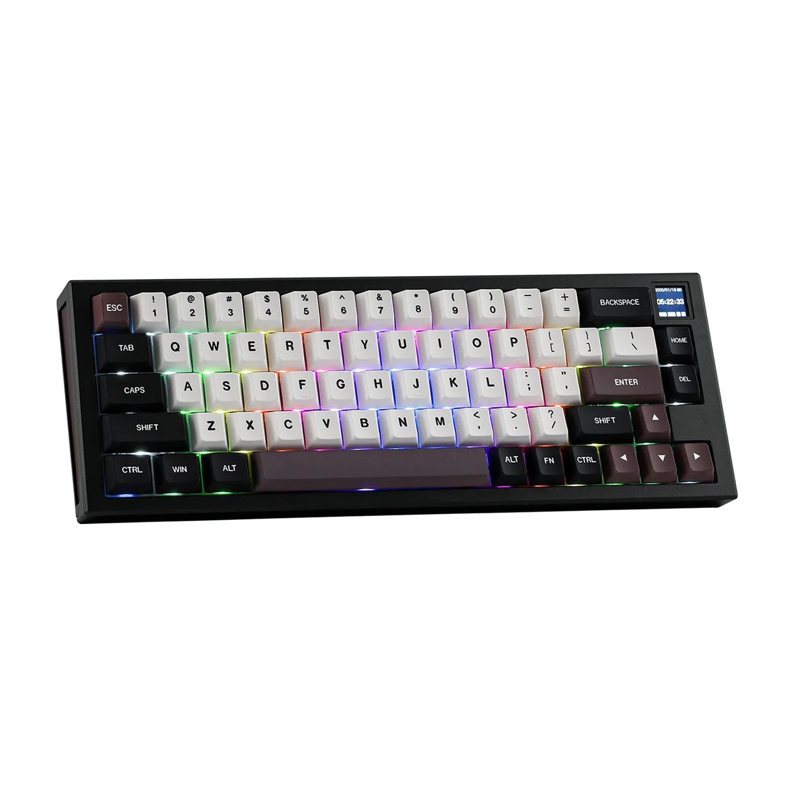 Epomaker MS68 mechanische Tastatur raffinierte eloxierte Aluminium gehäuse TFT-Bildschirm Max Pro Gaming-Tastatur Premium-Gaming-Tastatur