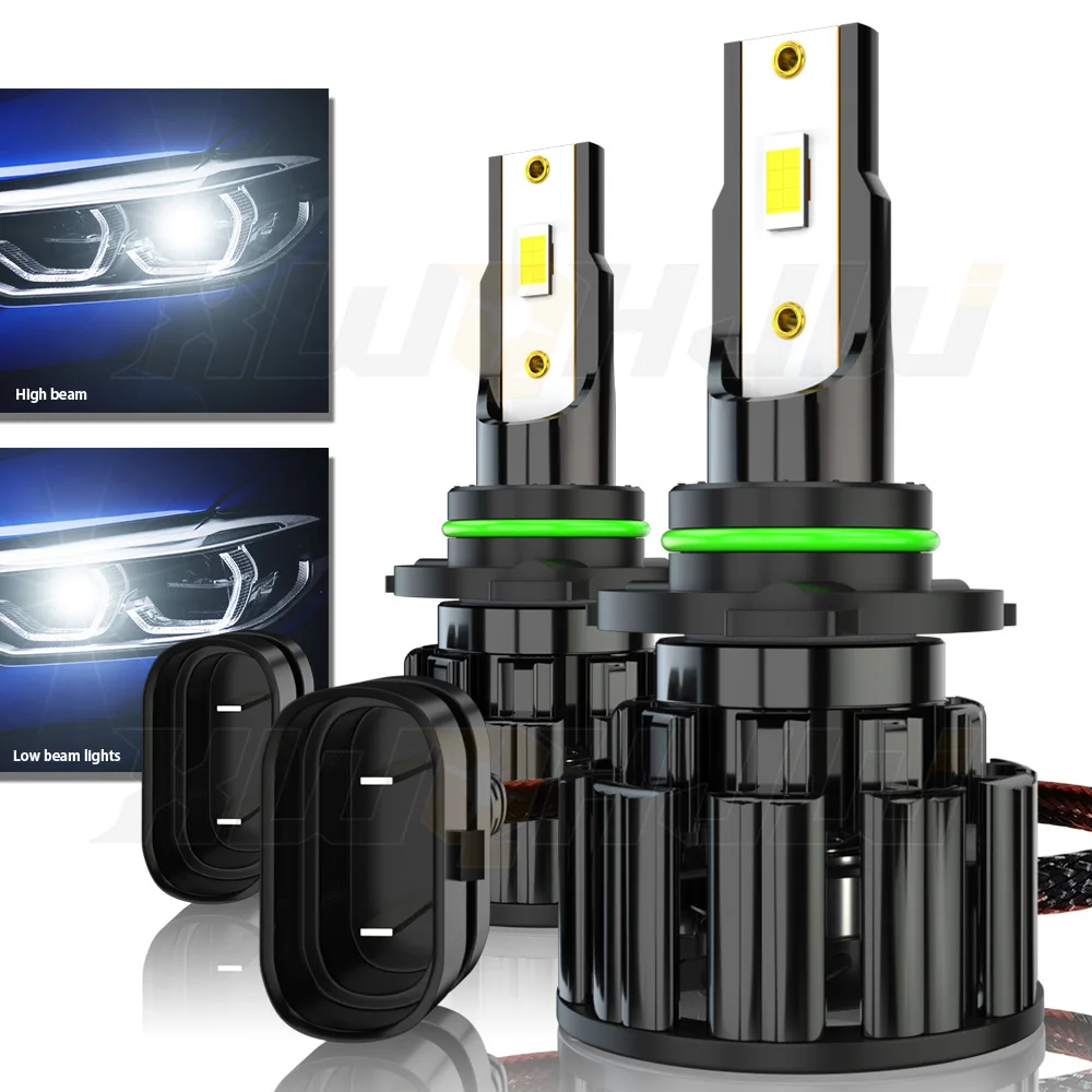XWQHJW-Z3-9006 المصابيح الأمامية السوبر مشرق LED ، شعاع عالية ومنخفضة ، لمبة الضباب الخفيف ، الأبيض ، اكسسوارات السيارات الصغيرة ، 2 قطعة