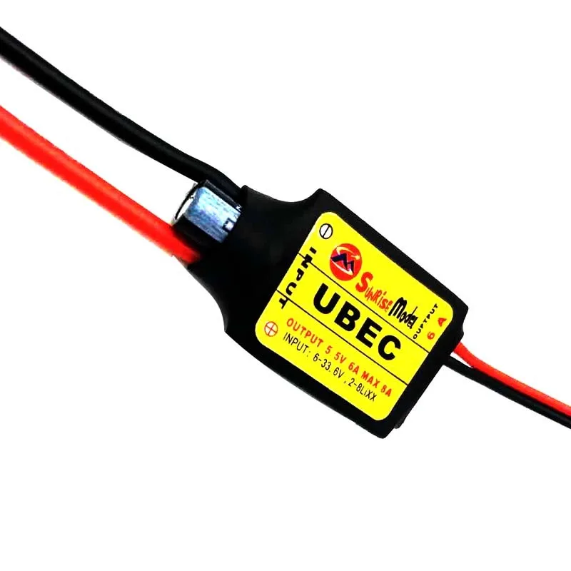 Блок питания UBEC 6А для микроконтроллера приемника, выходное напряжение 5,5 В, входное напряжение 2-8S, схема устранения батареи Блок питания UBEC 6А для микроконтроллера приемника, выходное напряжение 5,5 В, входное напряжение 2-8S, схема устранения батареи