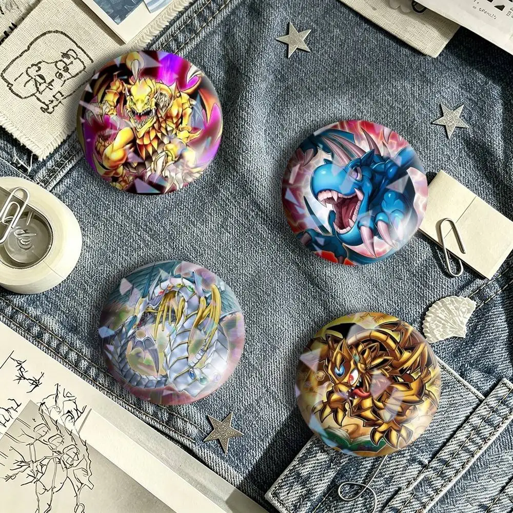 Y-Yu-Gi-Oh Victory Dragon Tin badges in 25/32/44/58/75mm, brooch pins for accessories & gifts,Souvenir.