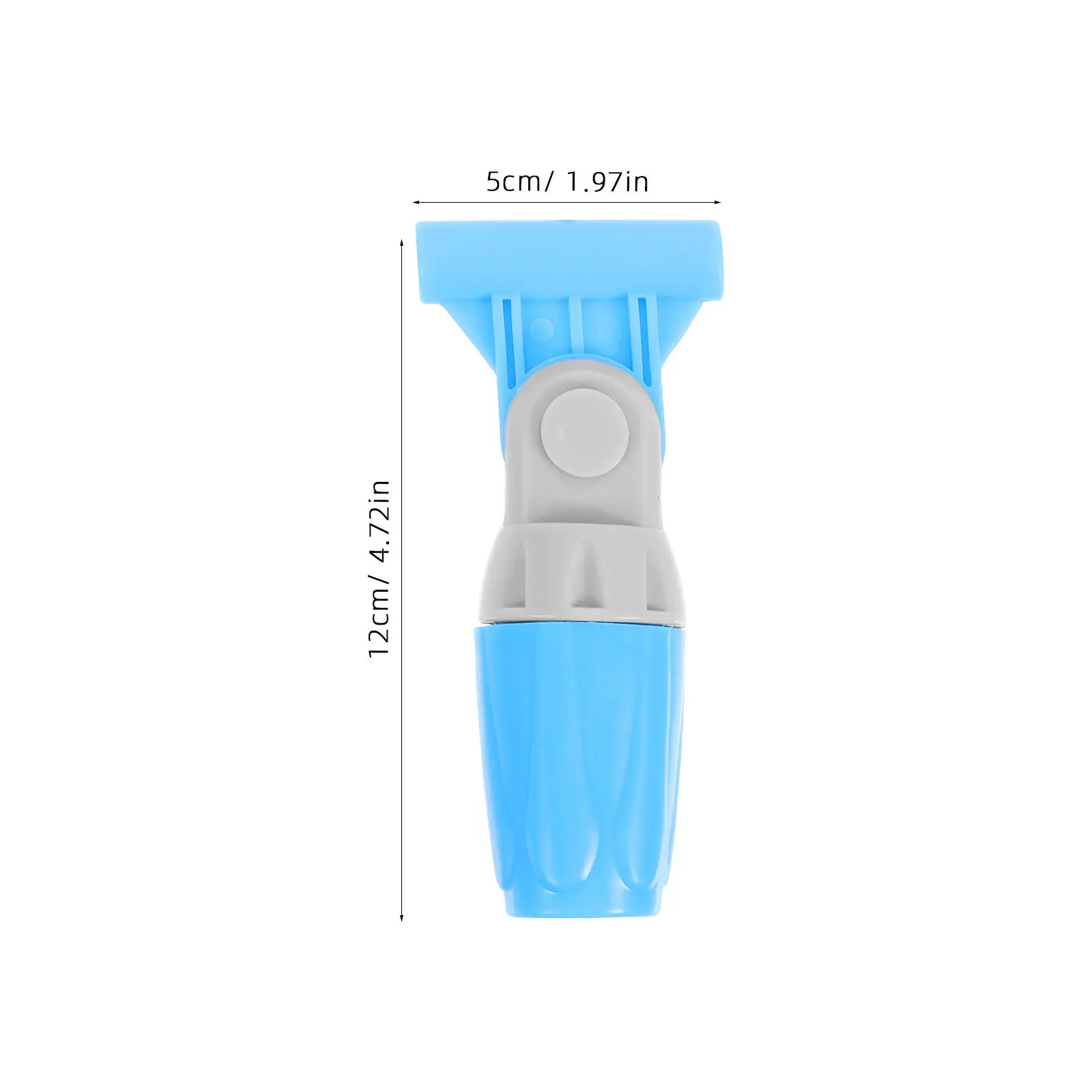 Rotating Mop Rod Chuck Heavy Duty Mop Handle Replacement Clamp 360 Degree Swivel Universal Joint for All Broom Heads Cleaning