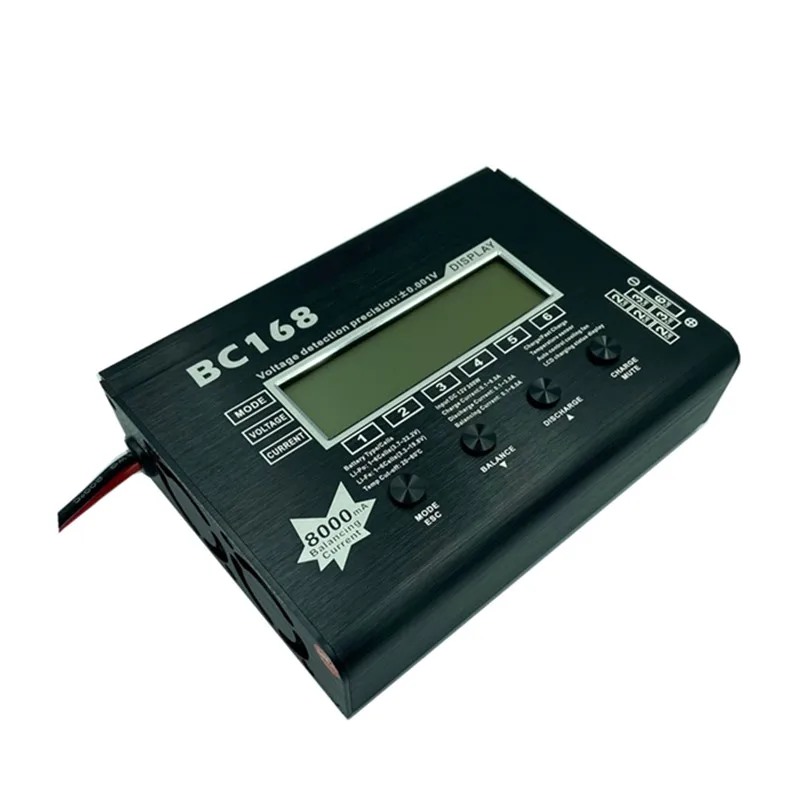 AOK BC168 1-6S 8A 200W Super Speed LCD Intellective Balance Charger/Discharger for Lipo Battery Rc Toys