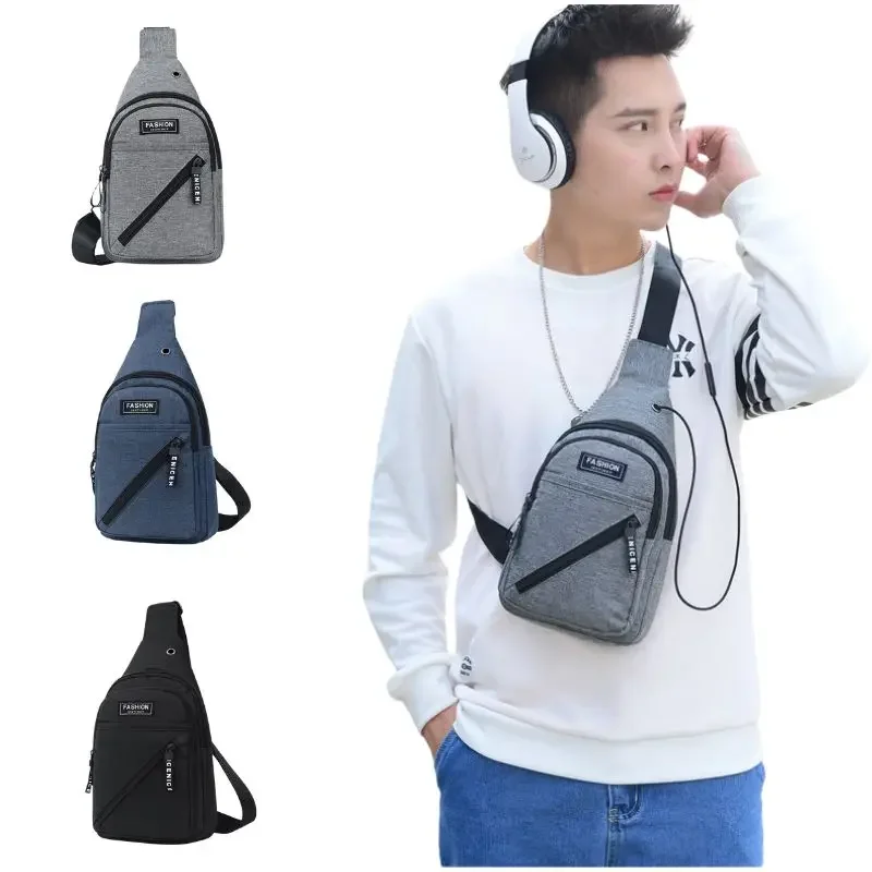 

Small Sling Bag for Men Fanny Packs Chest Daypack Crossbody Backpack for Travel Sports Running Hiking