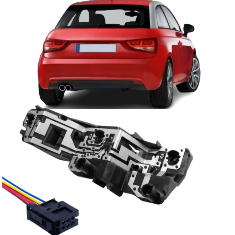 

Для Audi A1 N/S задний левый/правый держатель лампы заднего фонаря и предварительно смонтированная вилка 8X0 945 258 A, 6Q 0937702 Автомобильные аксессуары