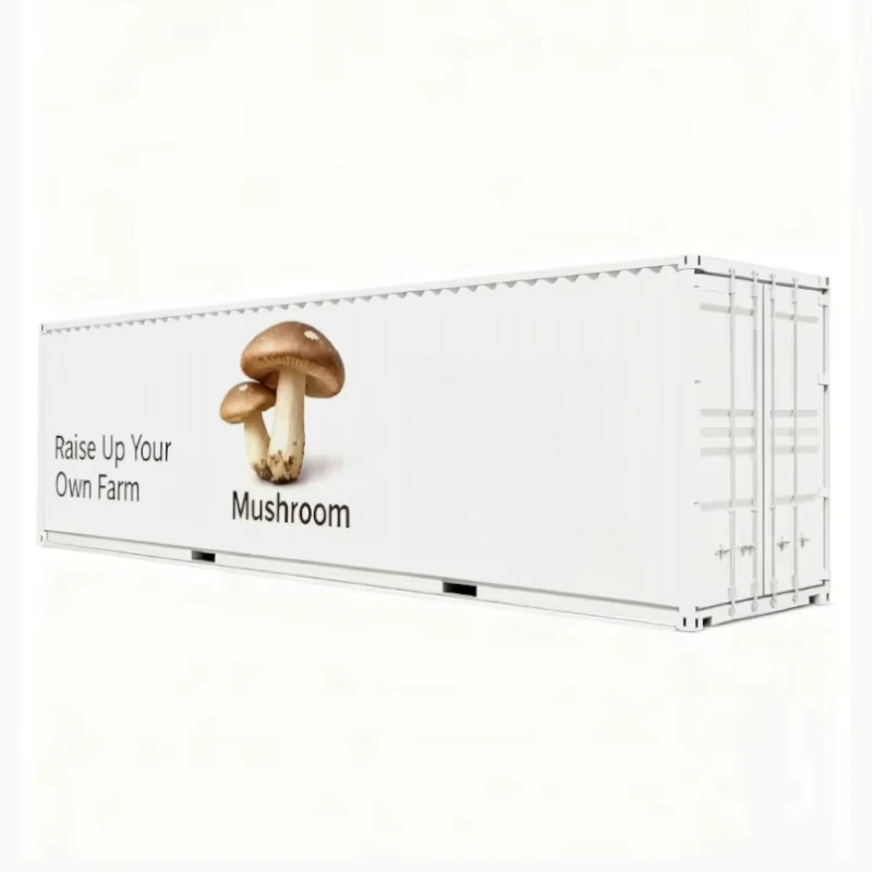 Containerized Automatic Mushroom Farm for Oyster Shiitake with Climate Control System for Indoor Production Custom