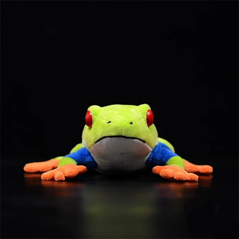 

Simulation 22cm/16cm High Fidelity Plushie Poison Dart Frog Plush Toys Animals Stuffed Doll Kawai Toy Gift