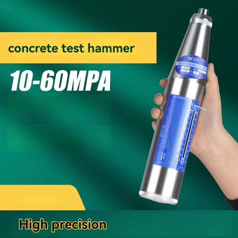 Digital Display Concrete Rebound Hammer, Masonry Mortar & Brick Strength Tester for Civil Engineering Inspection