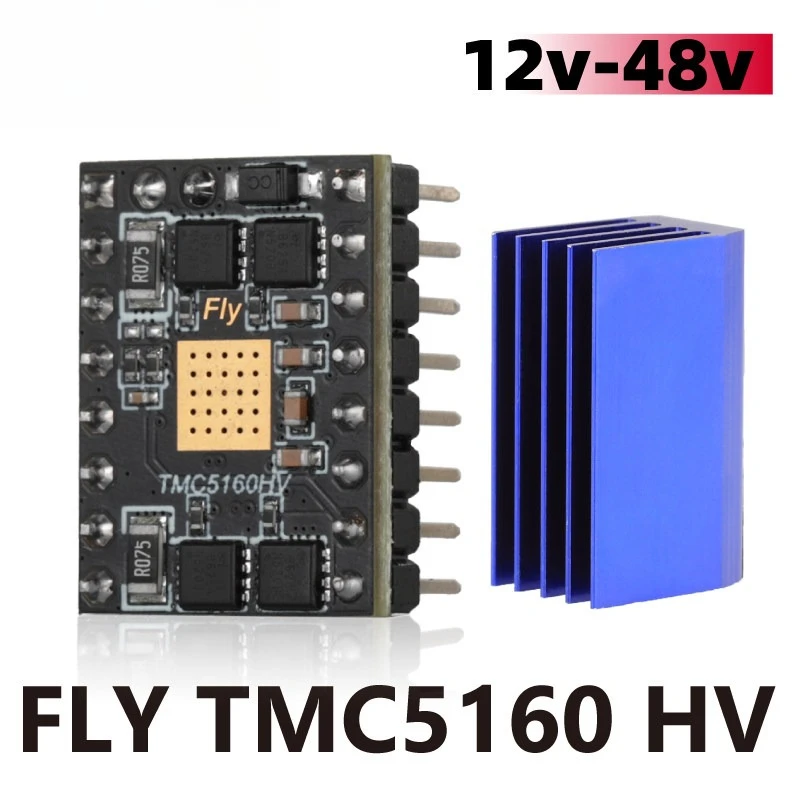 

FLY High Voltage 48V TMC5160 4.4A High Current Spi Motor Drive 3D Printer Accessories