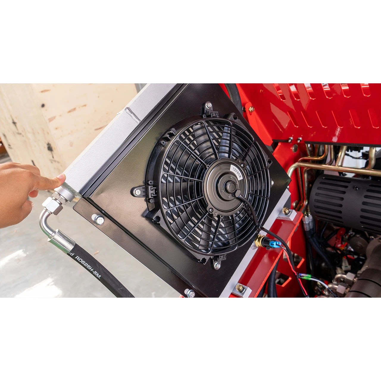 تخصيص انزلاق التوجيه محمل مزرعة صغيرة حديقة راتو محرك الحمولة 480 كجم أقصى سرعة 3600rmp محمل المسار حفارة #4