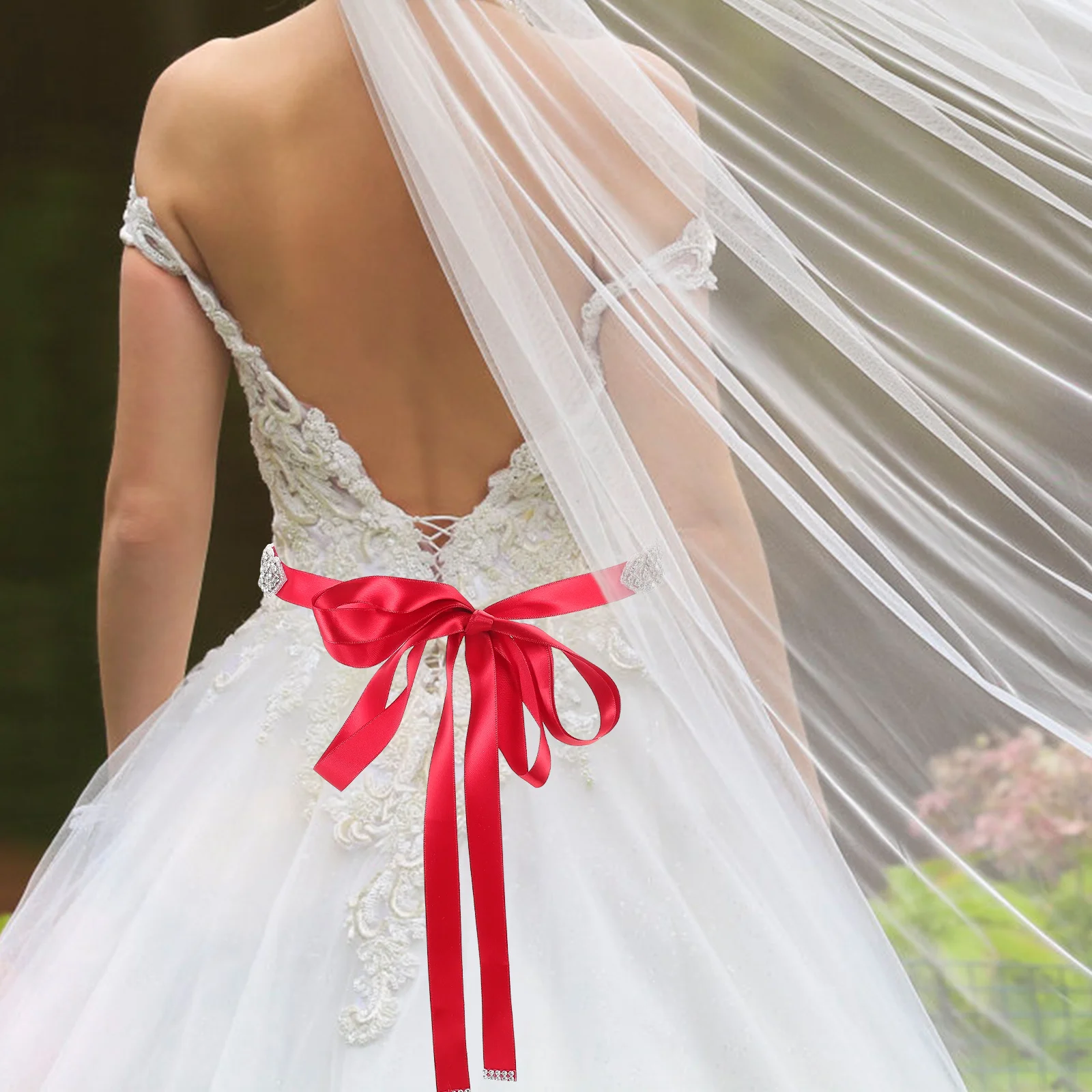 Cinturón de vestido de novia con diamantes de imitación, accesorio nupcial llamativo y elegante, joyería brillante, banquetes de fiesta de lujo ligeros y elegantes