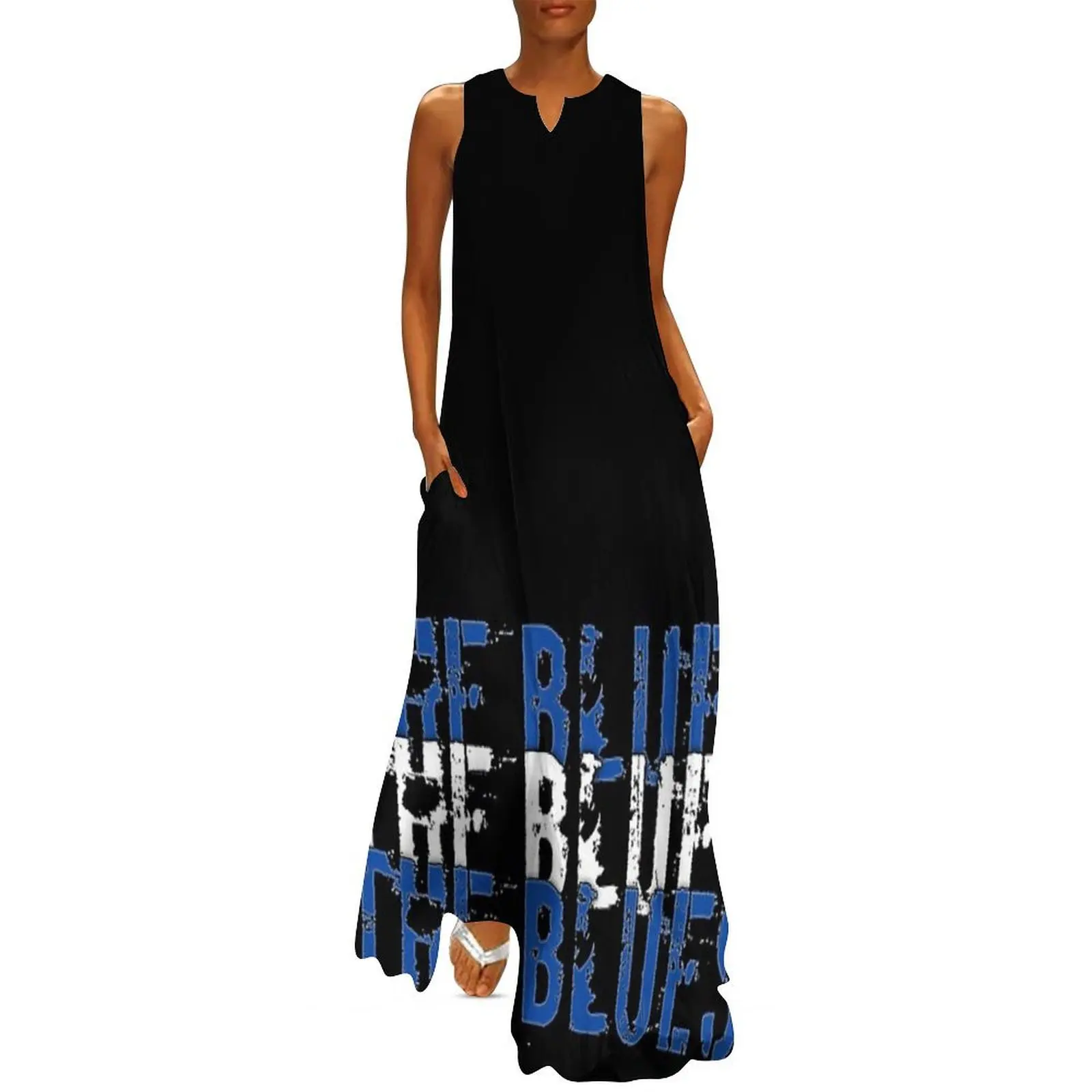 

The Blues Long Dress african dresses for woman elegant dresses for women elegant party dresses for women 2025 Beachwear