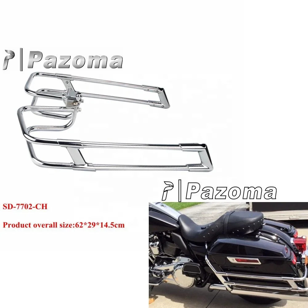 Motorcycle Saddlebag Guard Rail Mount Bracket for Harley Touring 2014-2022 Road King Electra Street Road Glide