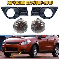 Luz antiniebla, cubierta de luz antiniebla, carcasa de ventilación para coche, rejilla de parachoques delantero, lámpara de conducción para Suzuki SX4 2006 2007 2008 2009 2010