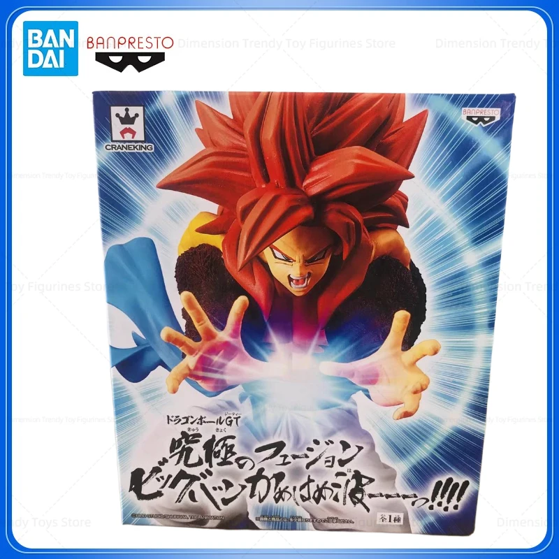 

Bandai In Stock Banpresto Original GT Anime Dragon Ball Super Saiya4 Gogeta PVC Action Figures Model Toys Collectible Gift DT