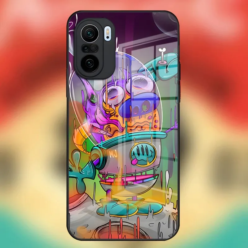 Ren And Stimpy Show Phone Case For Xiaomi 13 12 M5 10T X5 11T Redmi Note 9 11 Pro Poco M4 11i X3 10 Glass Design Cover