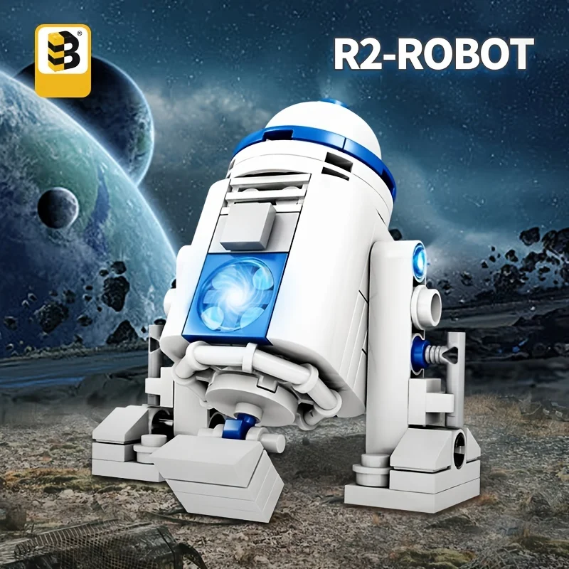 100+pcs Building Block Kit Toy R2 Robot toy Gift Science fiction series children adult happy gift