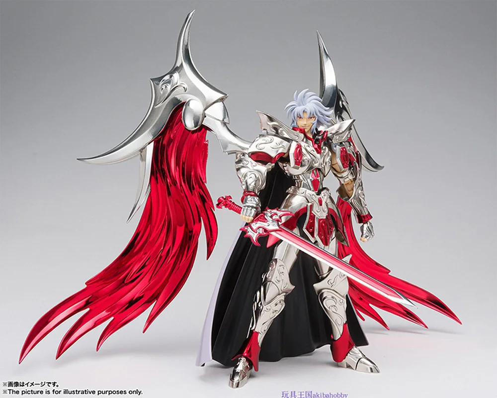 In Stock Bandai Saint Cloth Myth Ex Gemini Silver God Of War Sword Ares Metal Movable Doll Toy Gift For Children