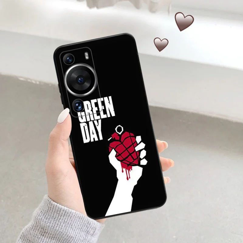 Silicone Black Phone Cases for Huawei P Smart Z P60 P30 P40 P50 Pro P20 Lite Pixel 7 6 5 4 7a 6a 5a My Chemical Romance Cover