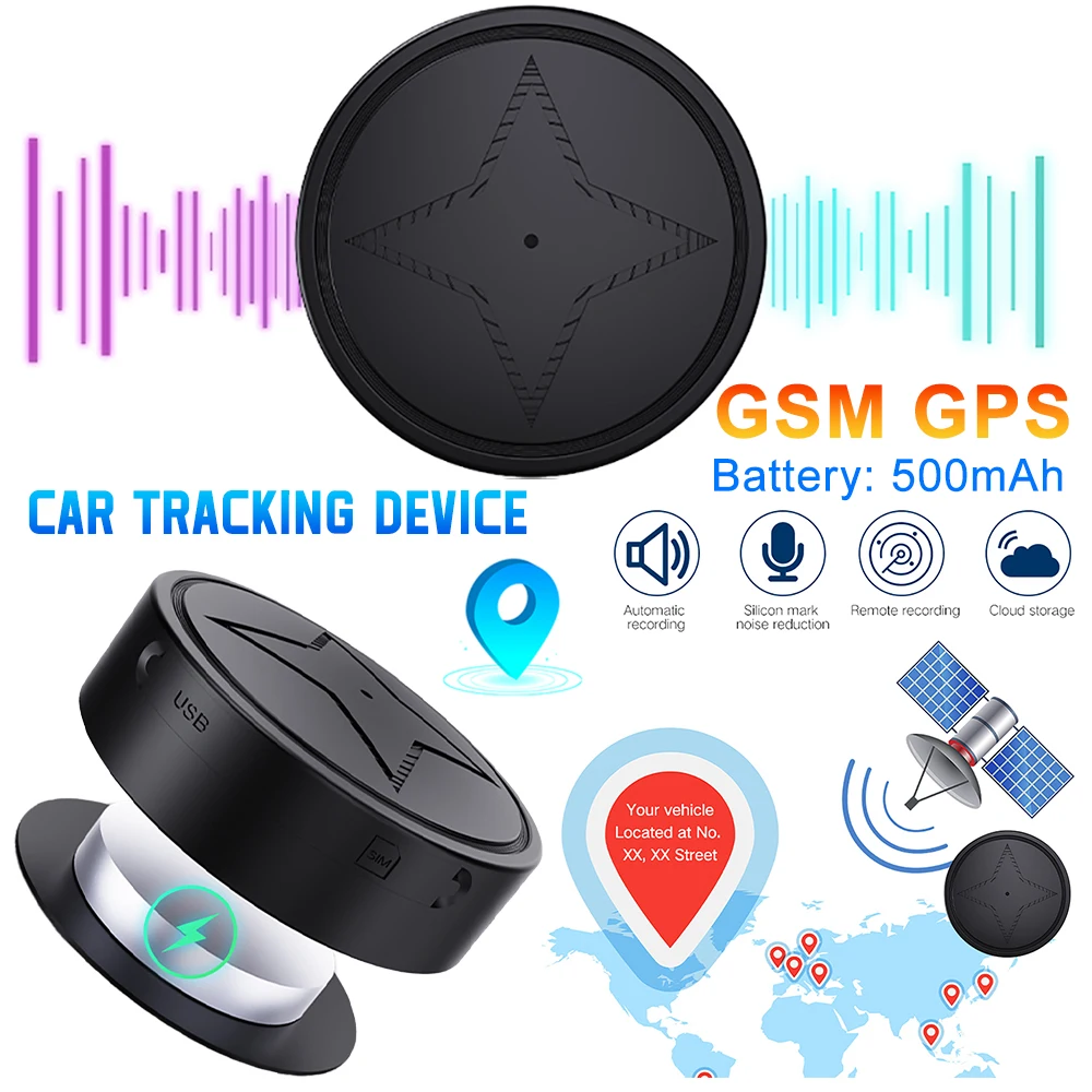 

NEW Magnetic Mini GPS Tracker Anti-Lost Locator Device Pet Child Smart Finder Positioner Vehicle Real Time Tracking GPS Locator