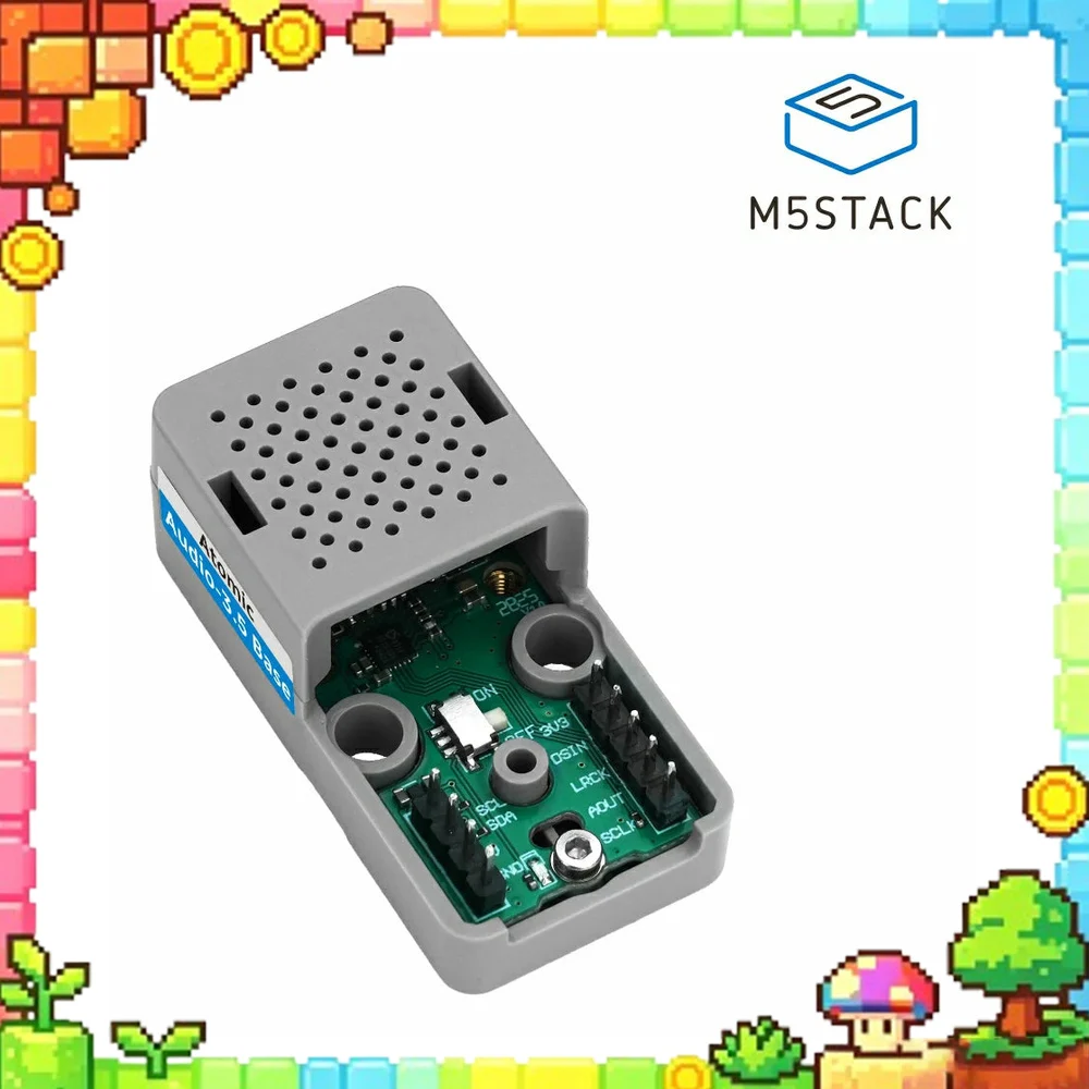M5Stack Atomic Audio 3.5 Base Audio Playback Voice Recognition Expansion Base for Atom Series