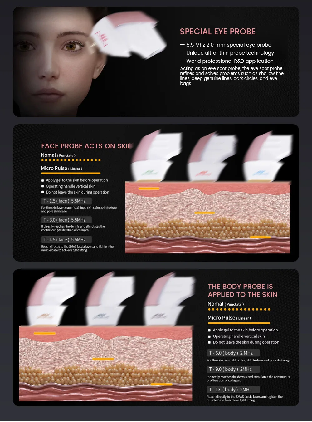 NYKorean Desktop Dual Reverse Doctor Straffungs- und Verjüngungsgerät