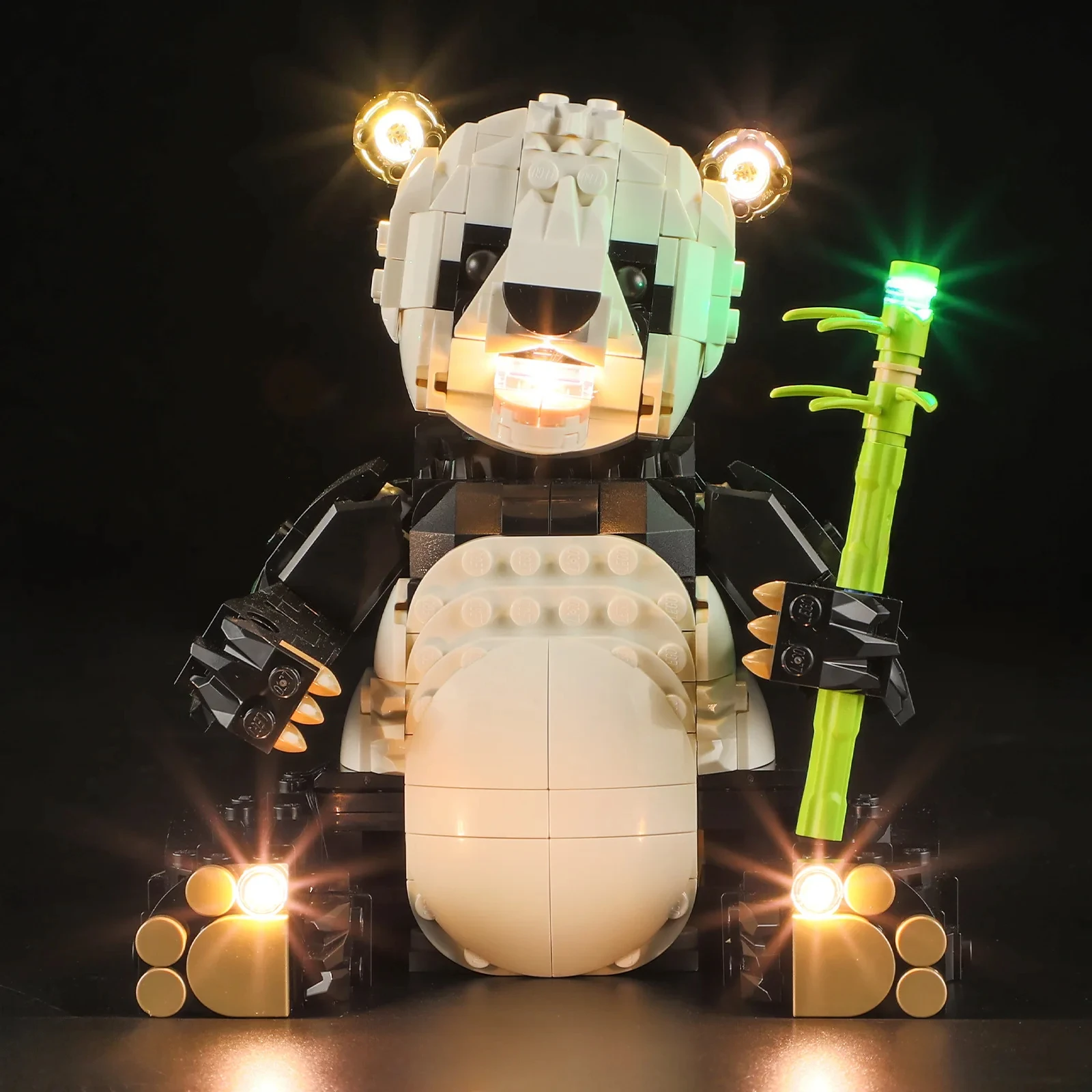 RC DIY LED-lichtset voor LEGO 31165 Panda (alleen LED-licht, zonder blokkenmodel)