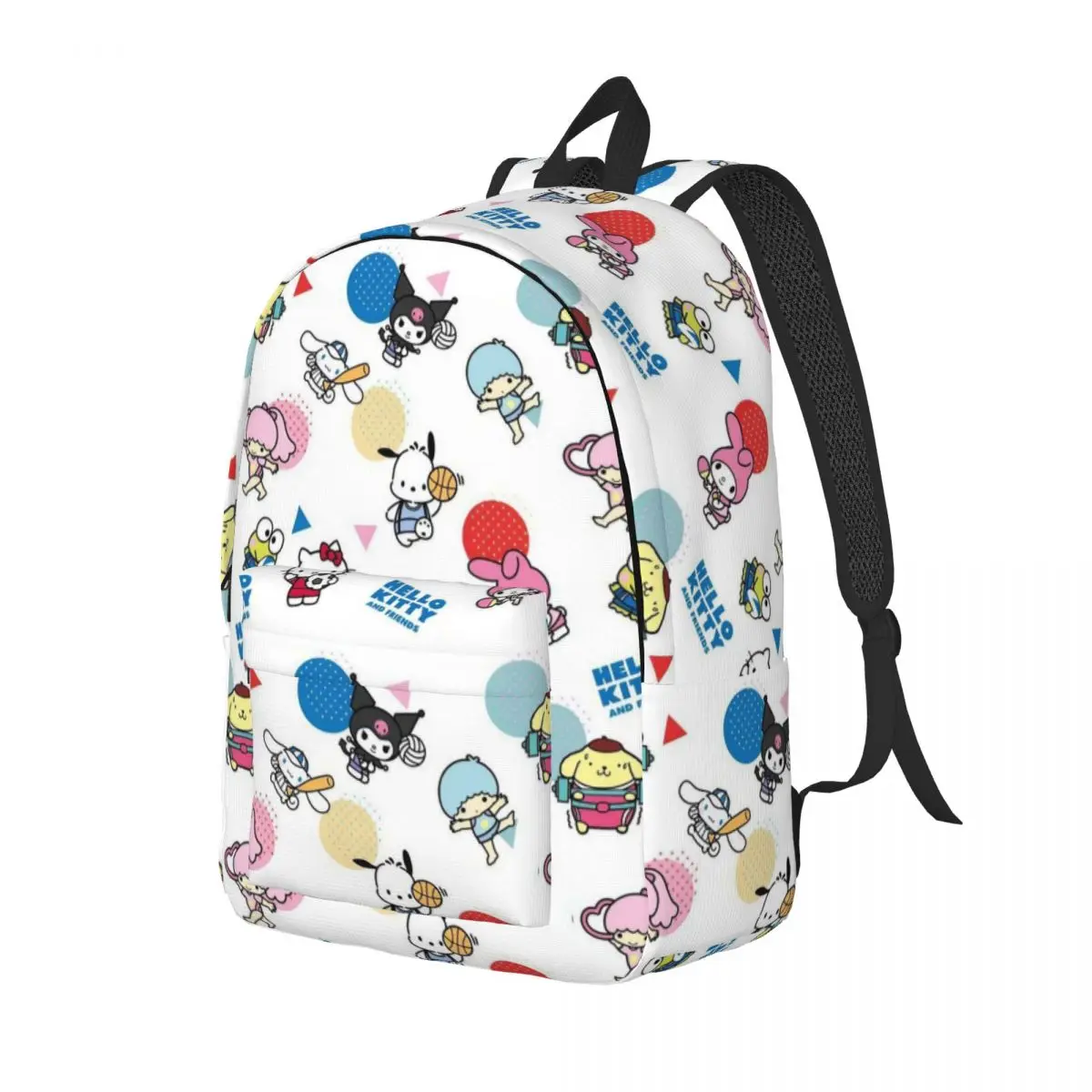 Cute Pochacco Backpack for Men Women Teenage High School Work Daypack Cartoon Dog Laptop Shoulder Bag Gift