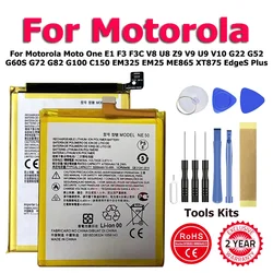 XDOU Battery For Motorola Moto One E1 F3 F3C V8 U8 Z9 V9 U9 V10 G22 G52 G60S G72 G82 G100 C150 EM325 EM25 ME865 XT875 EdgeS Plus