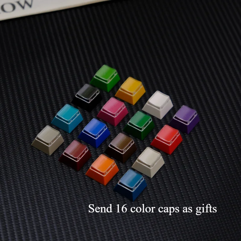 สีเขียวโปร่งใส keycaps 114คีย์พีซีเชอร์รี่โปรไฟล์ keycaps สำหรับแป้นพิมพ์กลไก keyscaps อุปกรณ์เสริมหมวกแป้นพิมพ์ที่กำหนดเอง