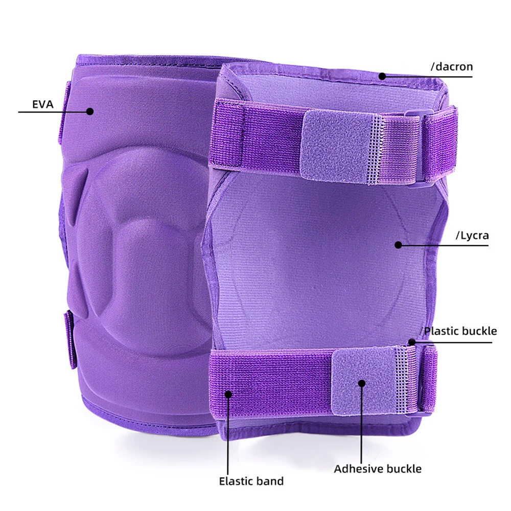 Knee Pads for Women Men Wrestling Knees Pads Wrestling Gear,Soft EVA Crash Pad Collision Avoidance Knee Sleeve - Volleyball