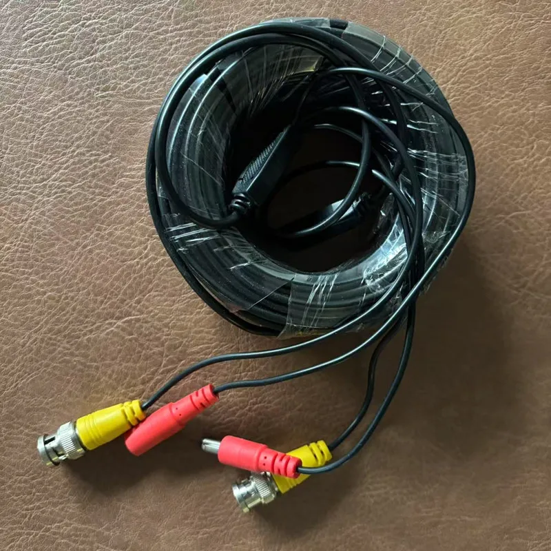 BNC Cable For CVBS CCTV DVR Camera Recorder System Accessories Video Cable DC Power Security Surveillance BNC Extension Cable