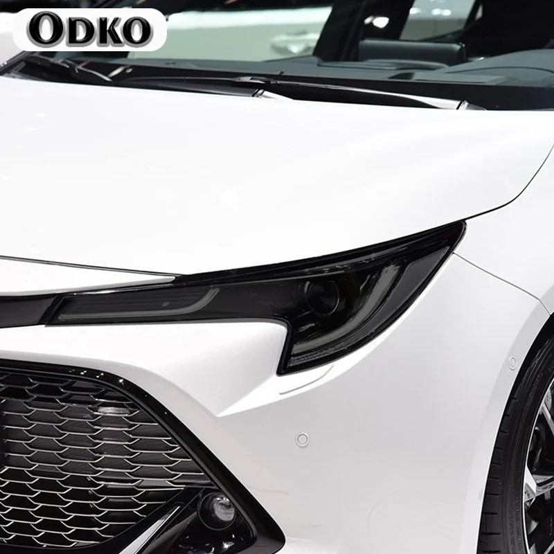 

Аксессуары для Toyota Corolla E210 2019 2020 NMS 2014-2018 Защитная пленка для автомобильных фар Прозрачная черная наклейка из ТПУ