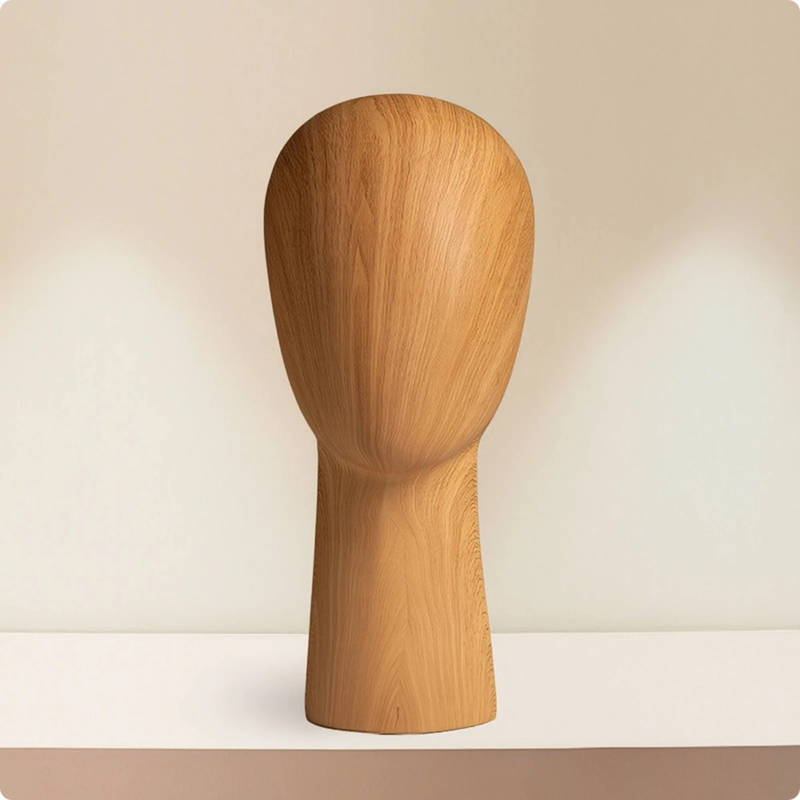 Mannequin Head Sculpted Hairpiece Head Hat Stand Smooth Professional for Retailers, Retail Shops, Salons