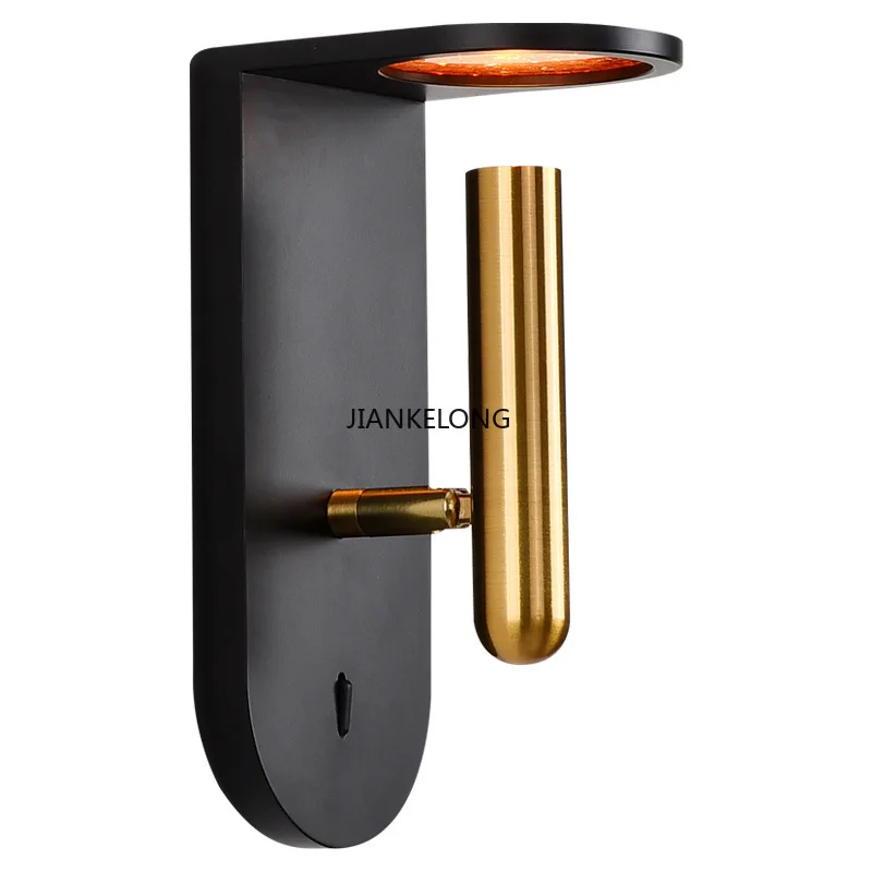 Nordic Flame Effect Wall Lamp Hotel Aisle Living Room Bedroom Home Sconces Background Wall Atmosphere Decoration LED Wall Light