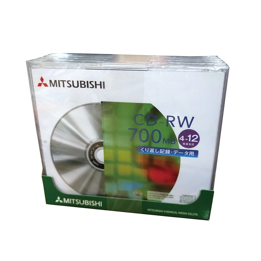 

Wholesale 5Pcs CD RW Disks Rewritable CD-RW Discs 700MB 4-12X